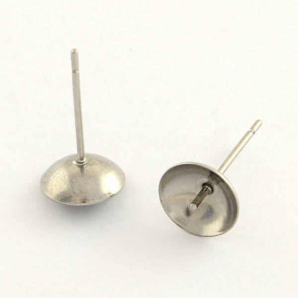 Tarnish Resistant 304 Stainless Steel Post Stud Earring Findings