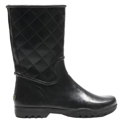 SPERRY Wellie Boots Black Synthetic Womens UK 7