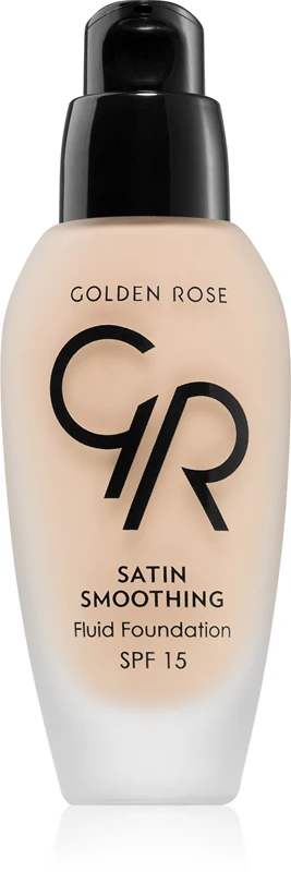 Golden Rose Satin Smoothing Liquid Foundation Long Lasting Spf 15 Color 22 34 Ml