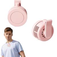 Portable Rechargeable Fan, Mini Whirlwind Fan for Waist Clip Fan, 3 Speeds Hands-Free Neck Fan for Gift (Type-c)