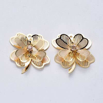 Brass Cubic Zirconia Pendants