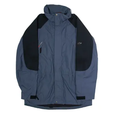 MAMMUT Mens Coat Blue Colourblock XL