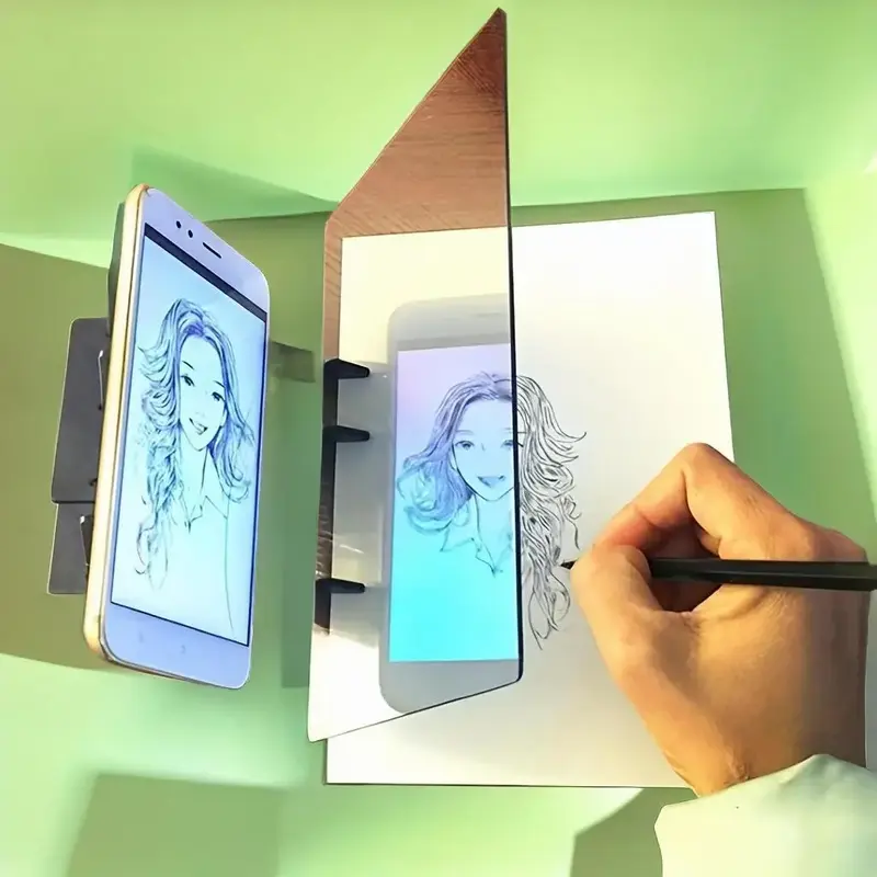 Optical Drawing Tracing Board, 1 Count Portable Lightweight Sketching Drawing Board, Drawing Tool for Student, Beginner & Art...