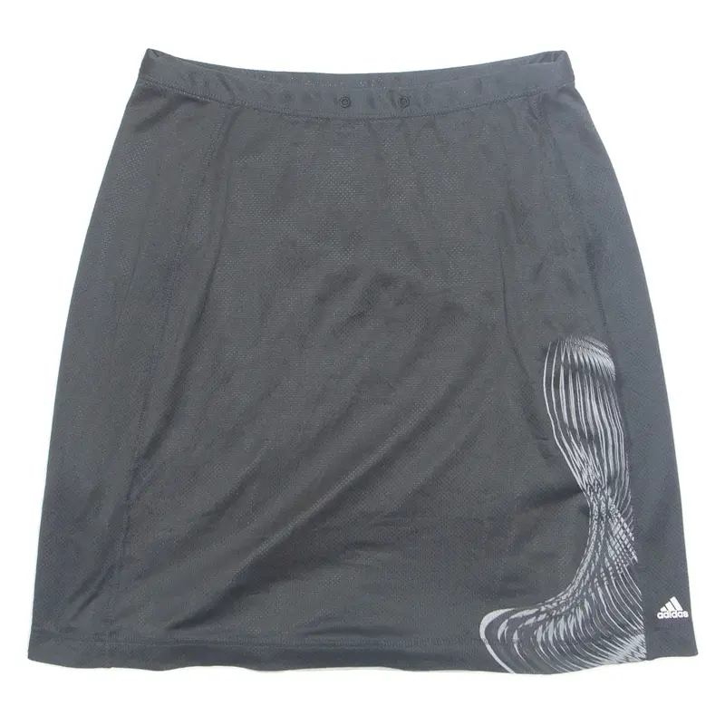 ADIDAS SPORTS STRETCH Womens Straight Skirt Black Short M