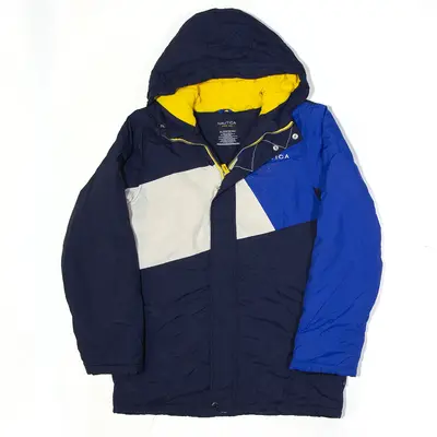 NAUTICA INSULATED Rain Jacket Blue Womens XL