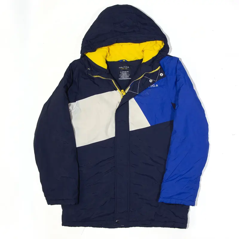 NAUTICA INSULATED Rain Jacket Blue Womens XL