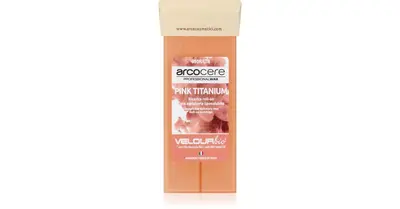 Arcocere Professional Wax Pink Titanium roll-on depilatory wax refill 100 ml