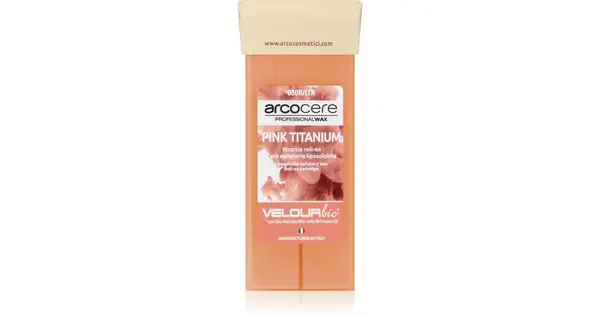 Arcocere Professional Wax Pink Titanium roll-on depilatory wax refill 100 ml