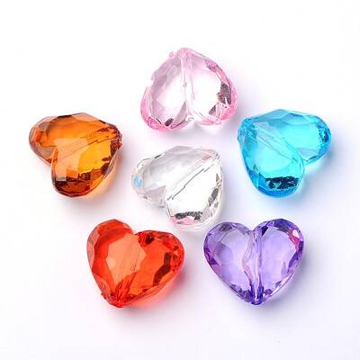 Transparent Acrylic Beads