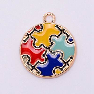 Alloy Enamel Pendants