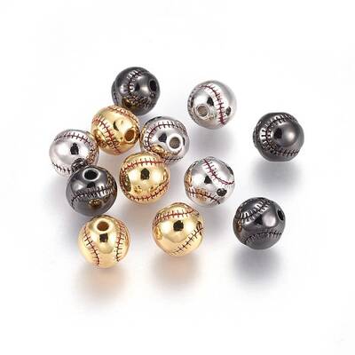 Brass Enamel Beads