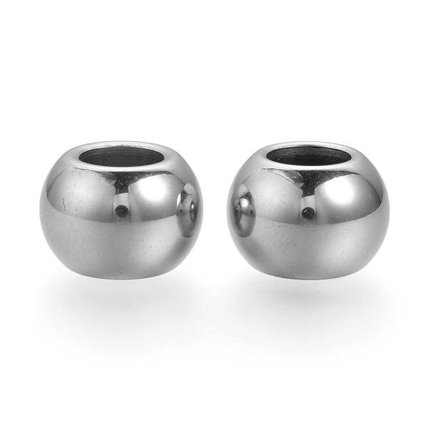 Tarnish Resistant 201 Stainless Steel Beads