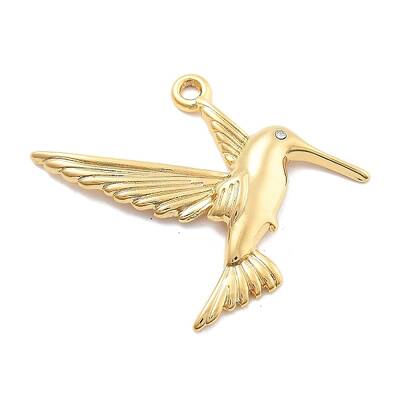304 Stainless Steel Rhinestone Pendants