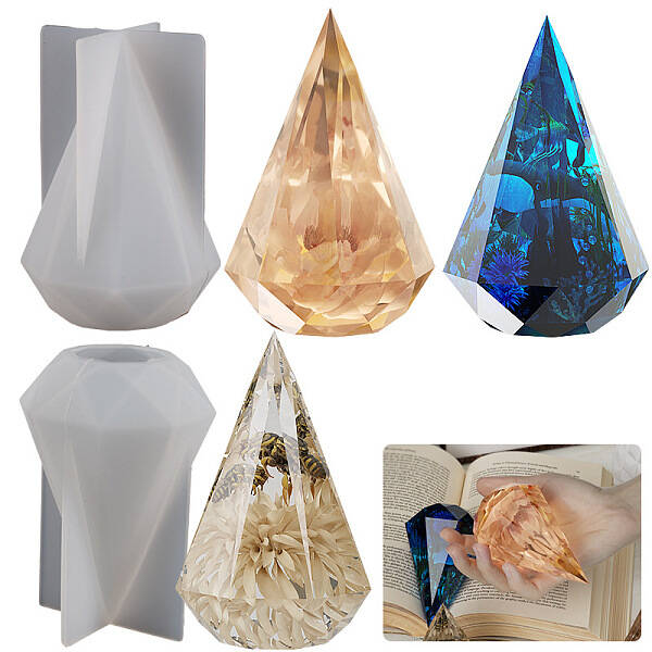 DIY Diamond Cone Silicone Molds