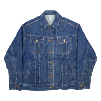 GREAT NORTHWEST Womens Denim Jacket Blue S
