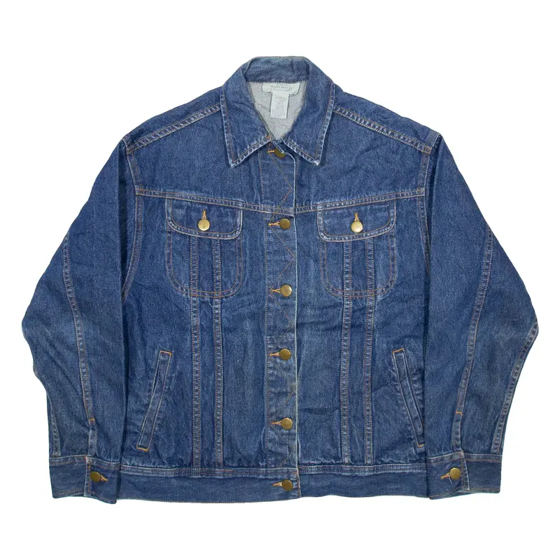 GREAT NORTHWEST Womens Denim Jacket Blue S