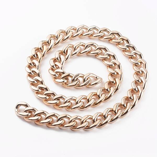 Handmade UV Plating ABS Plastic Curb Chain