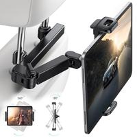 Car Headrest Tablet Holder, Extension Arm Adjustable Tablet Car Mount for Back Seat, Road Trip Essentials for Kids, for 4.7-1...