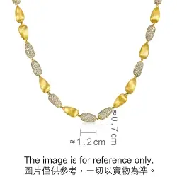999 Gold Diamond Necklace