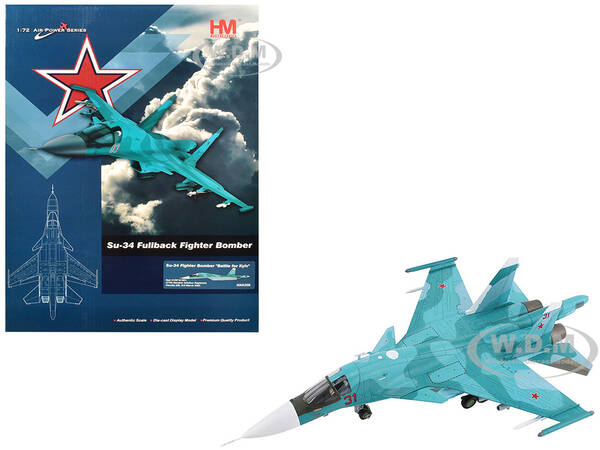 Sukhoi Su-34 Fullback Fighter-Bomber Aircraft \