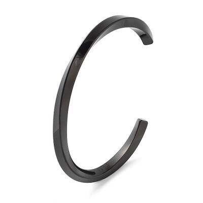 304 Stainless Steel Twisted Open Cuff Bangles for Women