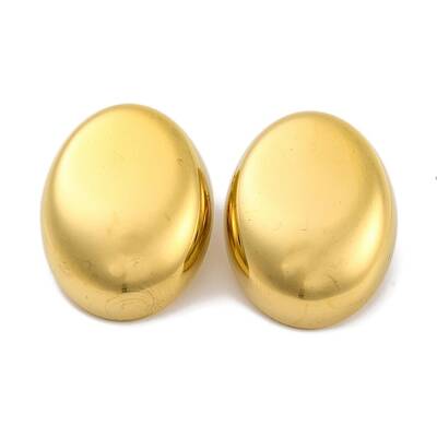 Ion Plating(IP) 304 Stainless Steel Stud Earrings