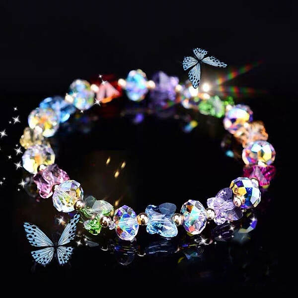 Glass Beaded Stretch Bracelets