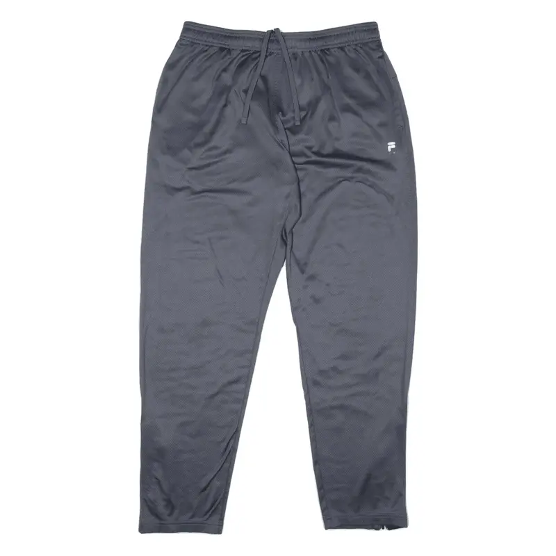 FILA Track Pants Grey Straight Mens L W32 L30