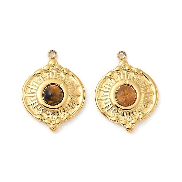 Natural Tiger Eye Pendants