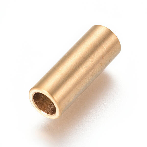 Ion Plating(IP) 304 Stainless Steel Magnetic Clasps with Glue-in Ends