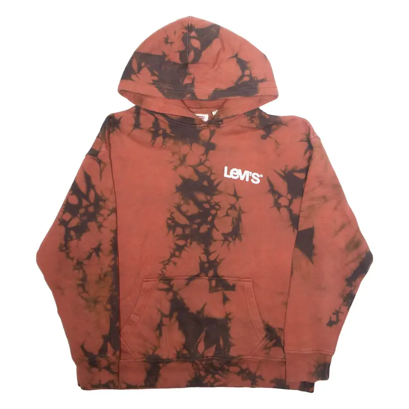 LEVI'S Mens Orange Hoodie L