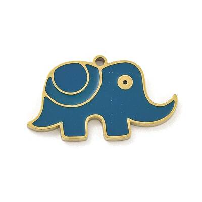 316 Surgical Stainless Steel Enamel Charms