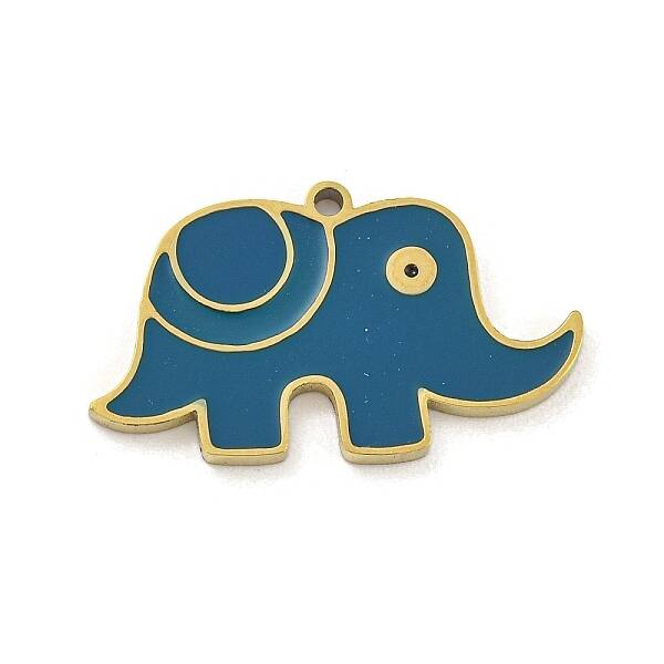 316 Surgical Stainless Steel Enamel Charms