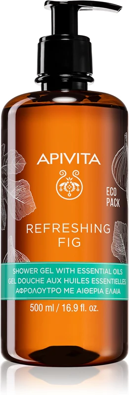 Apivita Refreshing shower gel with fig essential oils 500 ml
