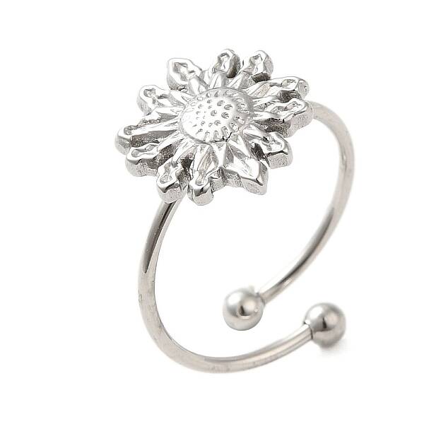Non-Tarnish 304 Stainless Steel Open Cuff Ring