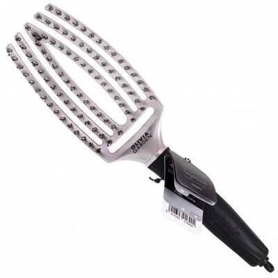 Olivia Gargen Pure White Gold Hairbrush