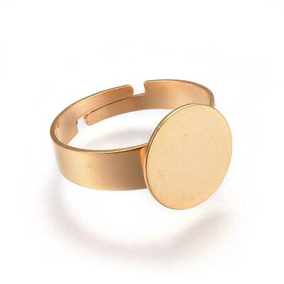 Adjustable 304 Stainless Steel Finger Rings Components