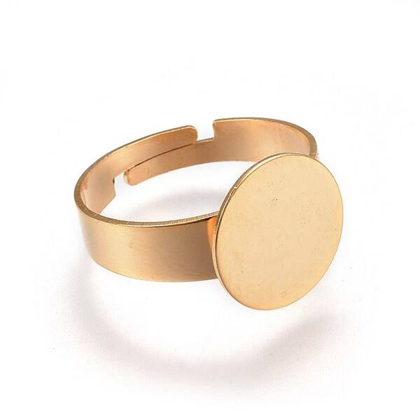 Adjustable 304 Stainless Steel Finger Rings Components