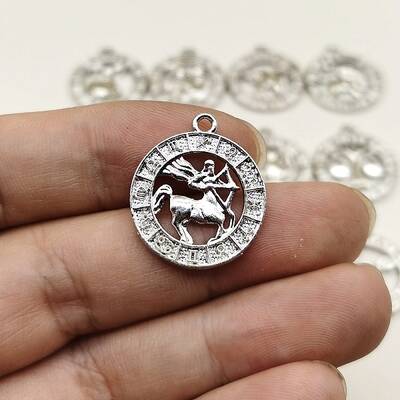 Constellation Themes Alloy Rhinestone Pendants