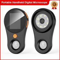 INSKAM 2.0 Inch Portable Handheld Magnifying Glass with 200x Magnification, 200W Pixel, Built-in 8 LEDs, Compatible with Wind...