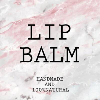 Custom Lip Balm DIY Label Sticker