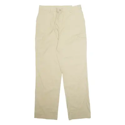 DICKIES Cargo Workwear Mens Trousers Beige Regular Straight W34 L33