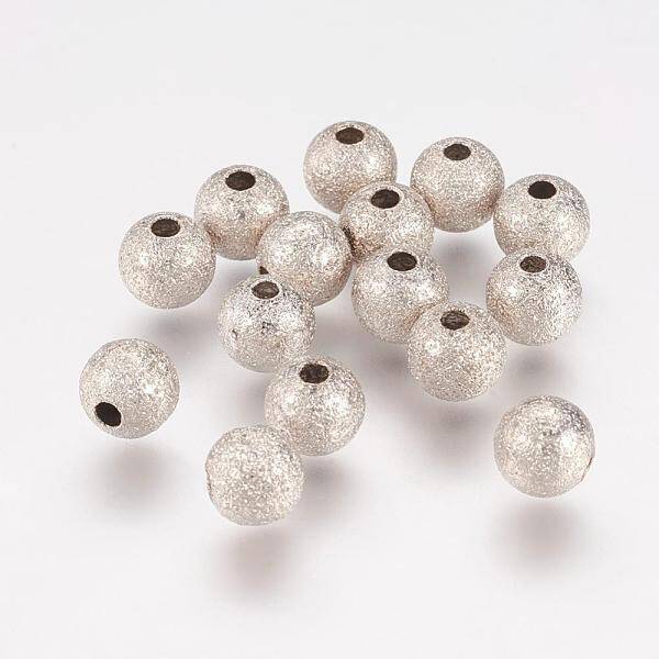 Brass Textured Beads