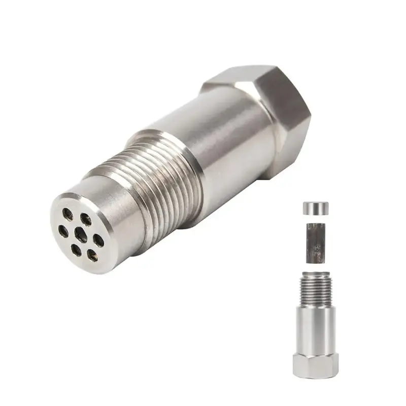 Car 02 Sensor Connector, Stainless Steel Interval Extension Connector Adapter, Automotive Engine & Transmission Repair Tool, ...