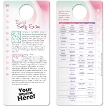 300 Promotional Shower Card - Breast Self-Exam - Waterproof & ...
