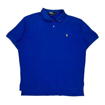 Polo By Ralph Lauren Polo Shirt - Large Blue Cotton