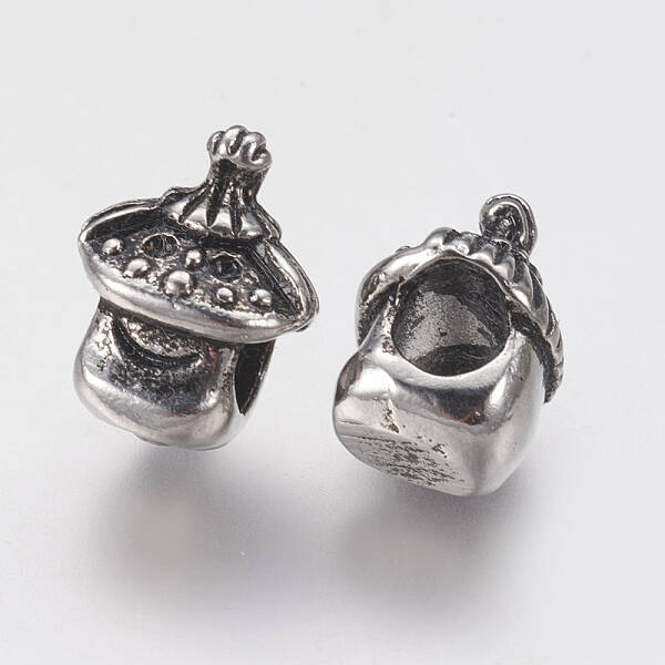 Ion Plating(IP) 304 Stainless Steel European Beads