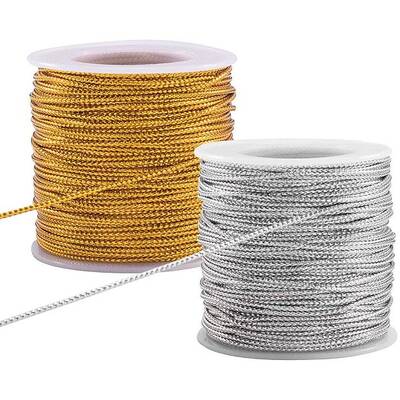 Jewelry Braided Thread Metallic Cords