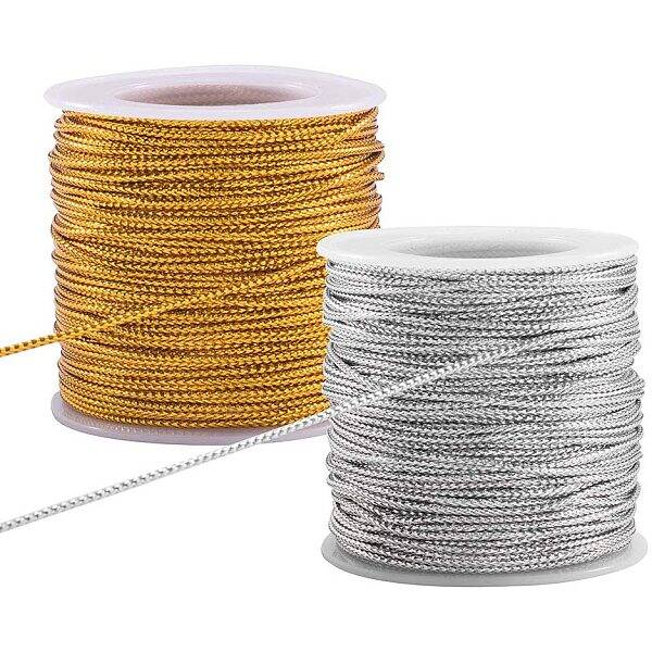 Jewelry Braided Thread Metallic Cords