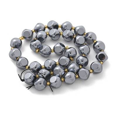 Terahertz Stone Round Beads Strands